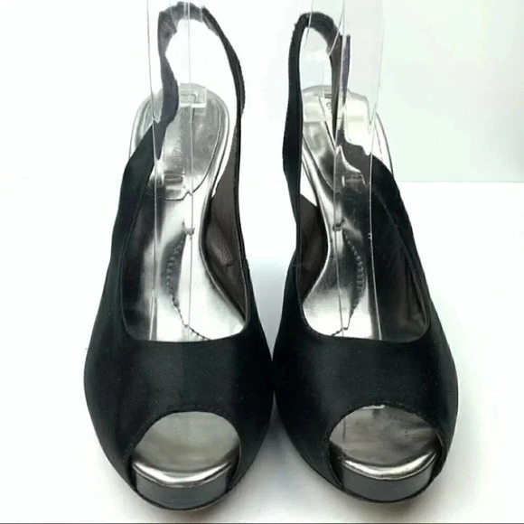 Bcbgmaxazria heels size 9 39 satin Platforms - Picture 2 of 12